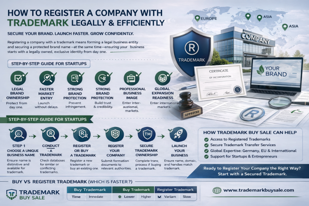 How to Register a Company with Trademark Legally and Efficiently How to Register a Company with Trademark Legally and Efficiently