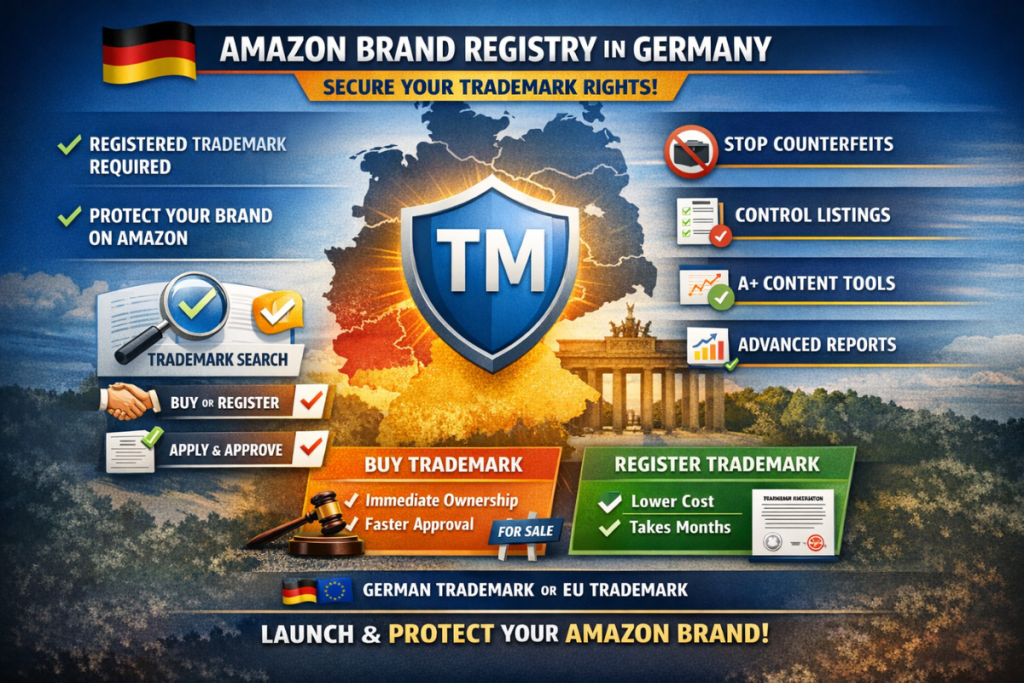 Trademark for Amazon Brand Registry in Germany: How to Secure Rights Trademark for Amazon Brand Registry in Germany