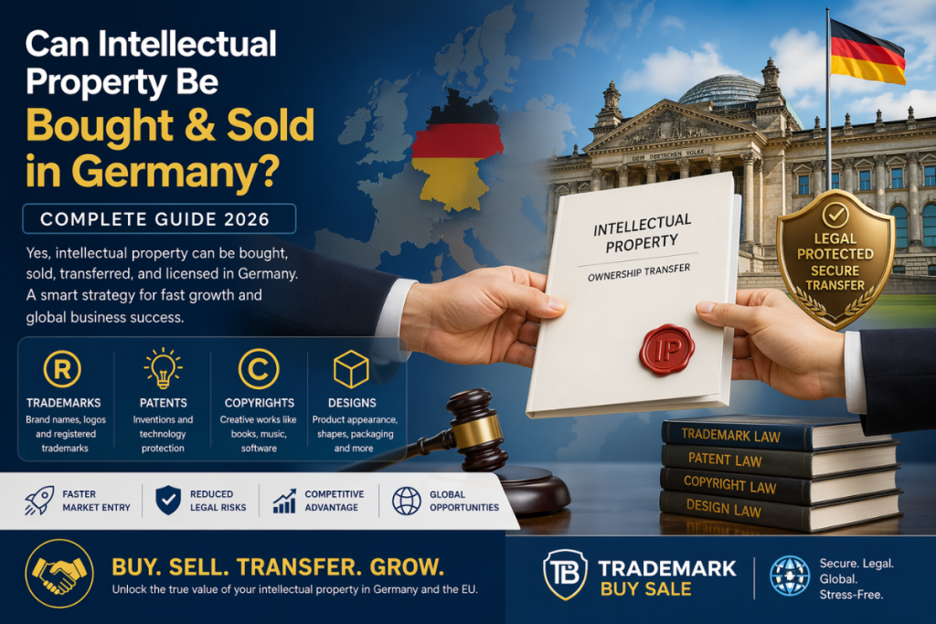 Can Intellectual Property Be Bought & Sold in Germany? (Complete Guide 2026) Intellectual Property in Germany