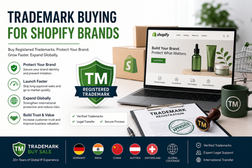 Trademark Buying for Shopify Brand Trademark Buying for Shopify Brands