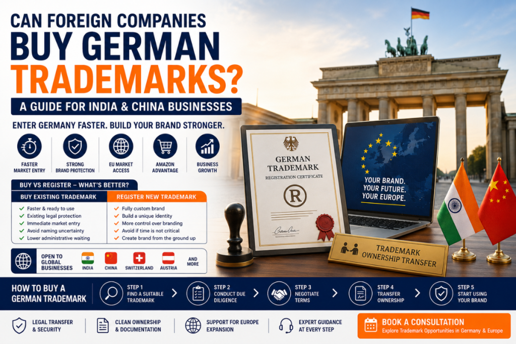 Can Foreign Companies Buy German Trademarks? A Guide for India & China Businesses Can Foreign Companies Buy German Trademarks