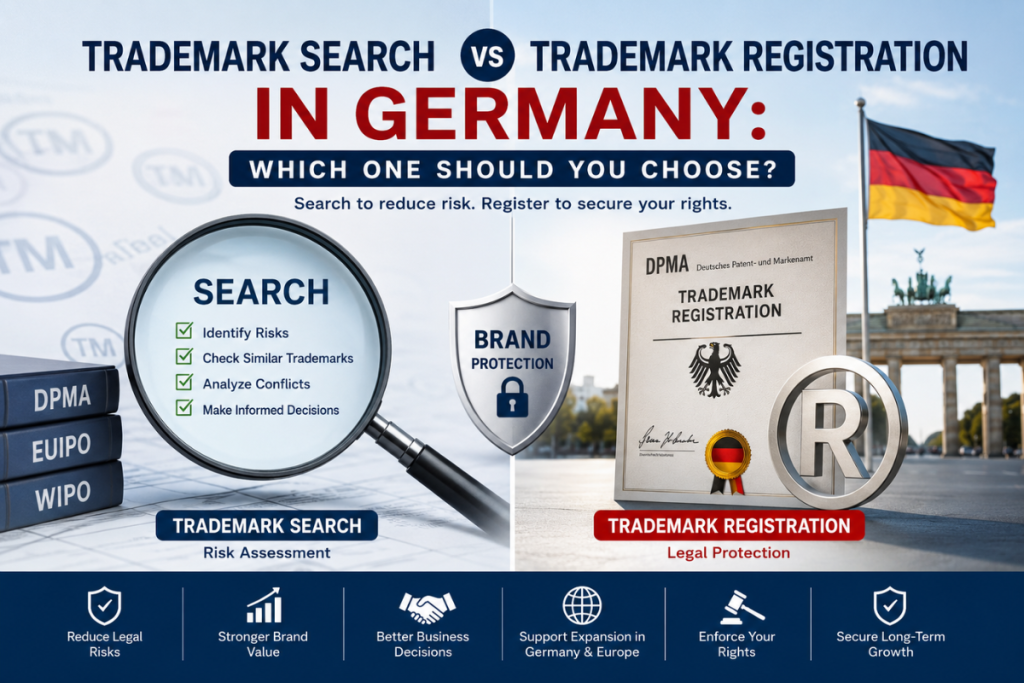 Trademark Search vs Trademark Registration in Germany: Which One Should You Choose? Trademark Search vs Trademark Registration in Germany