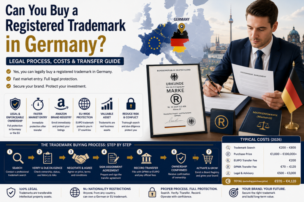 Can You Buy a Registered Trademark in Germany? Legal Process, Costs & Transfer Guide buy a registered trademark in Germany