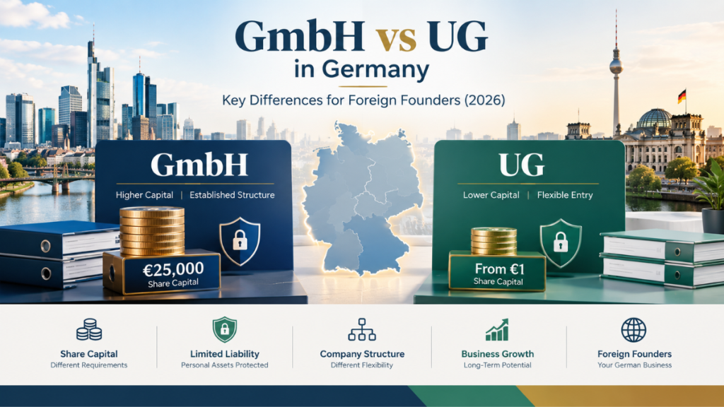 GmbH vs UG in Germany: Which Structure Fits Your Business? GmbH vs UG
