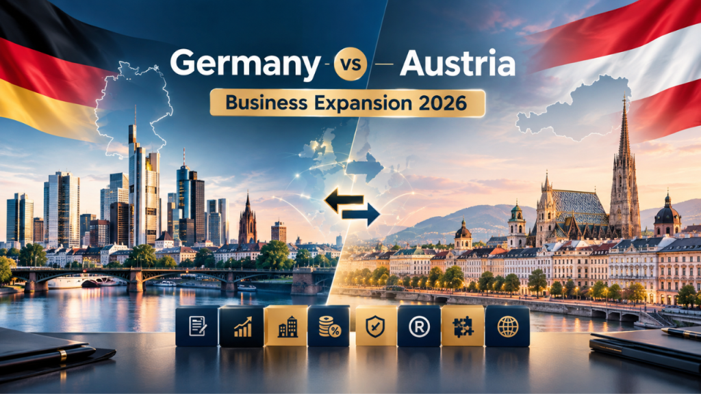 Germany vs Austria: Business Expansion Comparison for Foreign Companies (2026) Germany vs Austria business expansion comparison for foreign companies