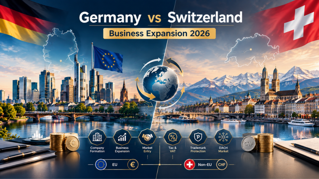 Germany vs Switzerland: Where Should Foreign Companies Expand in 2026? Germany vs Switzerland business expansion comparison for foreign companies